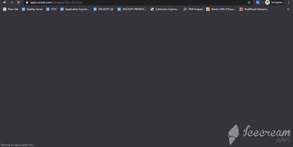 Get Latitude Longitude Oracle APEX