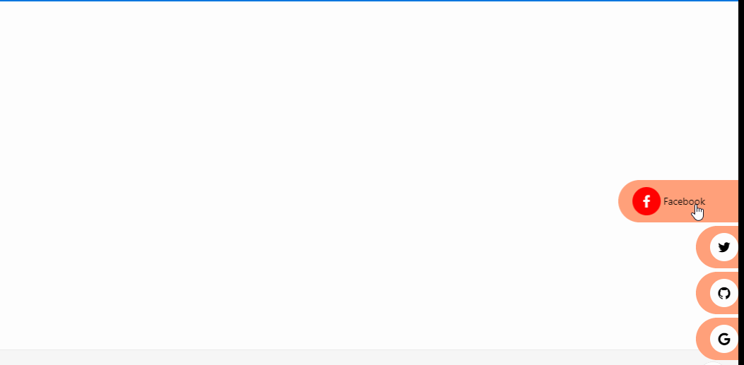 Social Footer Oracle APEX